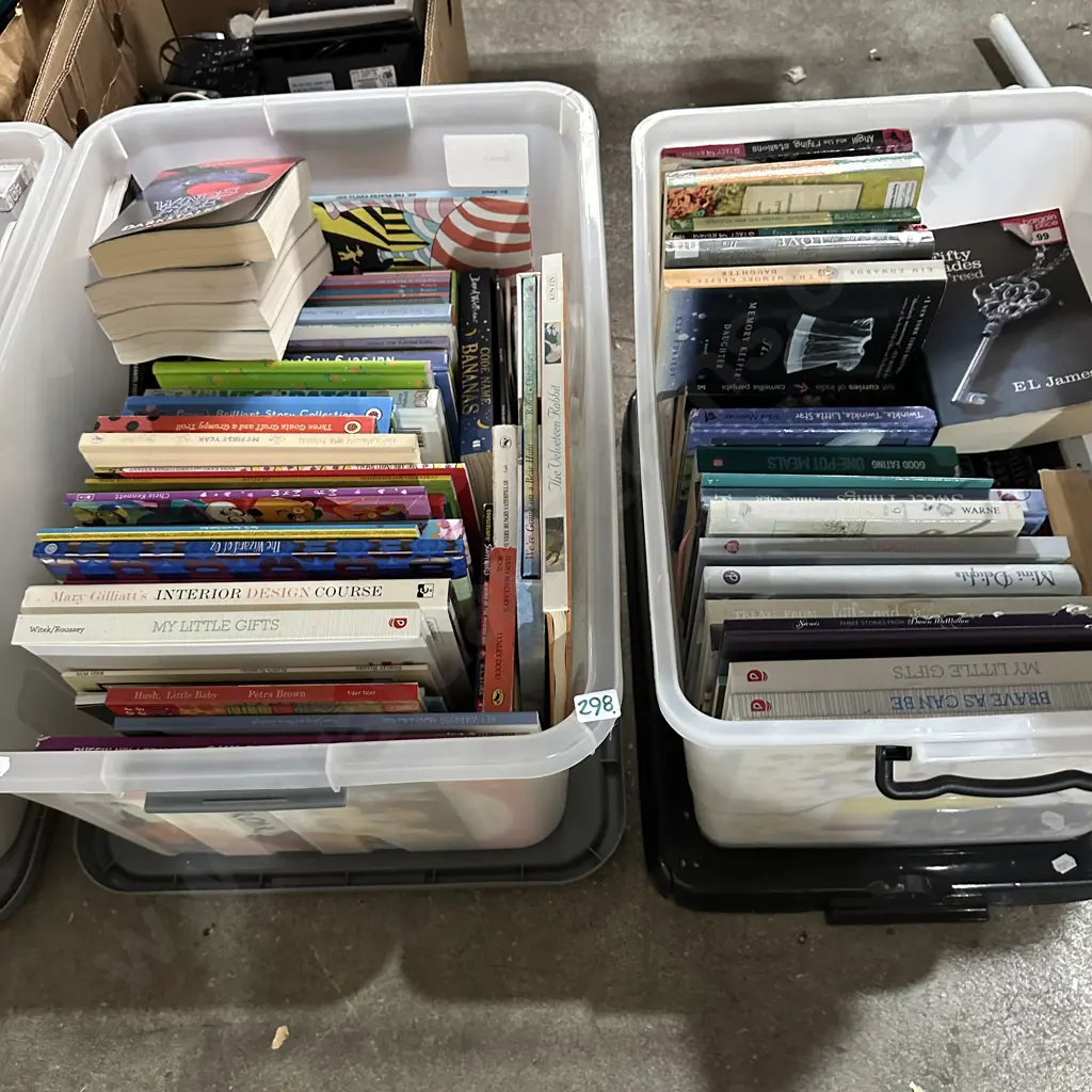 2 bins and books Image 1++