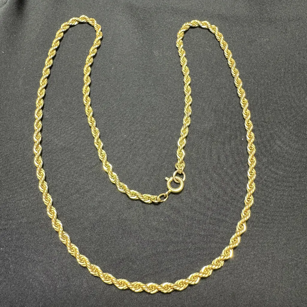 50cm Unstamped rope chain Image 1++