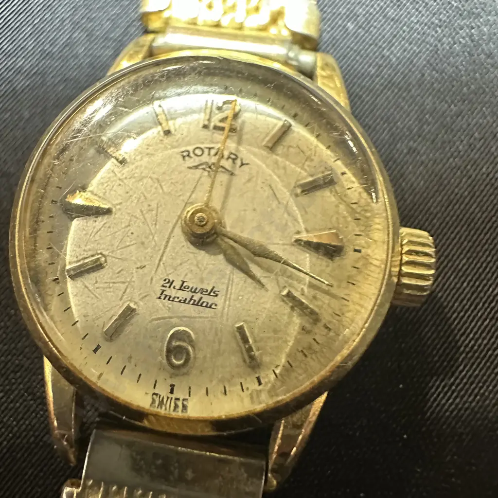 Rotary Incahloc ladies  watch stamped with serial number Image 1++