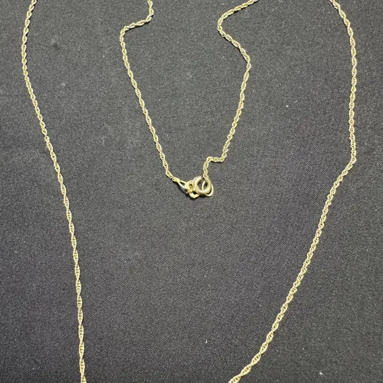 Fine 9ct Gold necklace stamped FBM