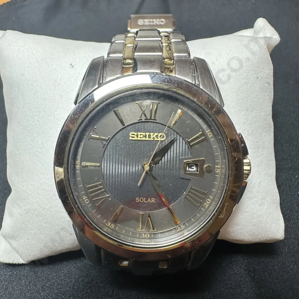 Seiko - Solar, gents watch with serial number Image 1++