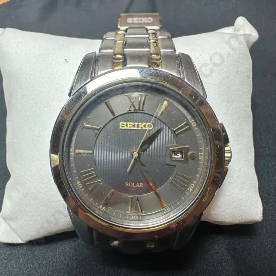 Seiko - Solar, gents watch with serial number