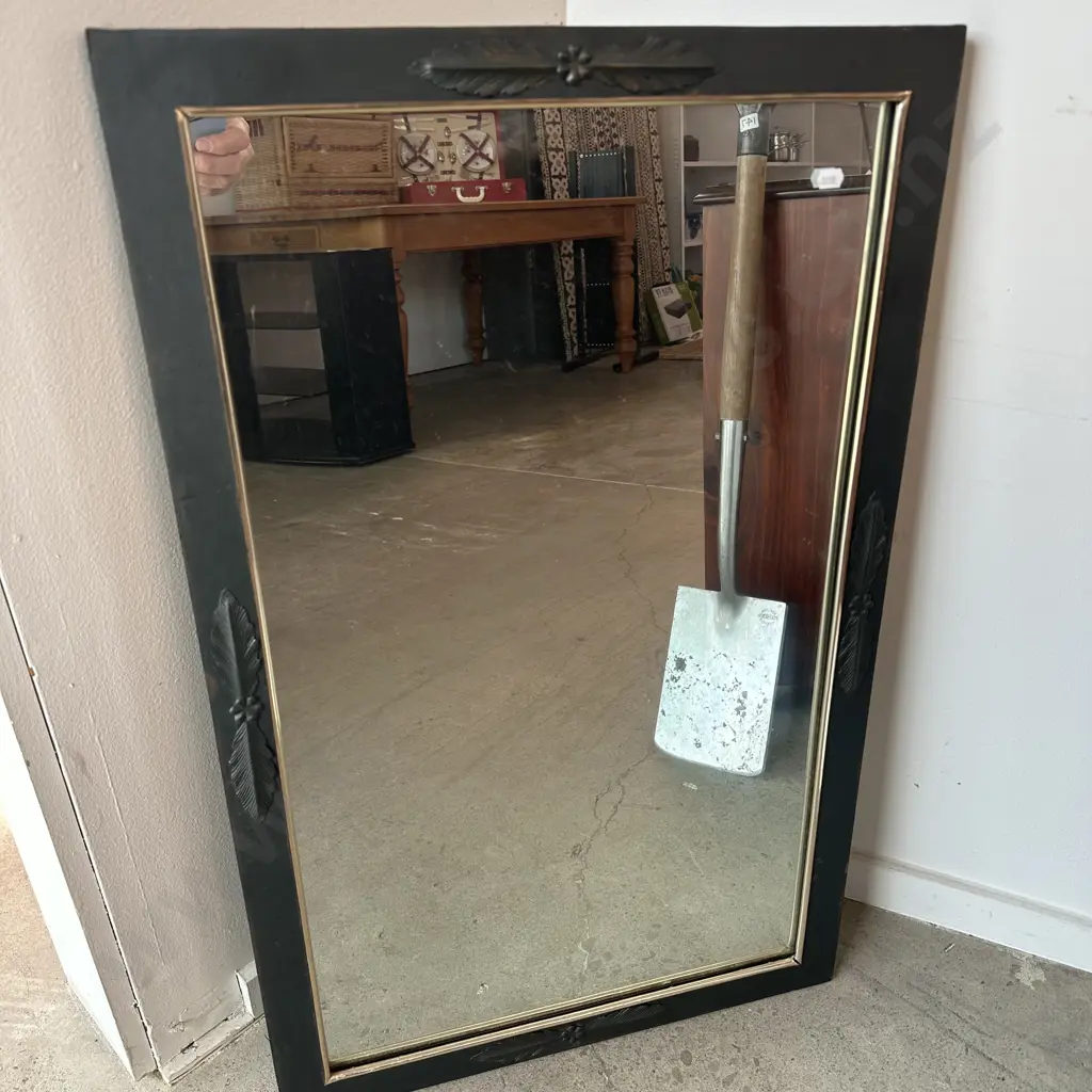 Metal framed mirror Image 1++