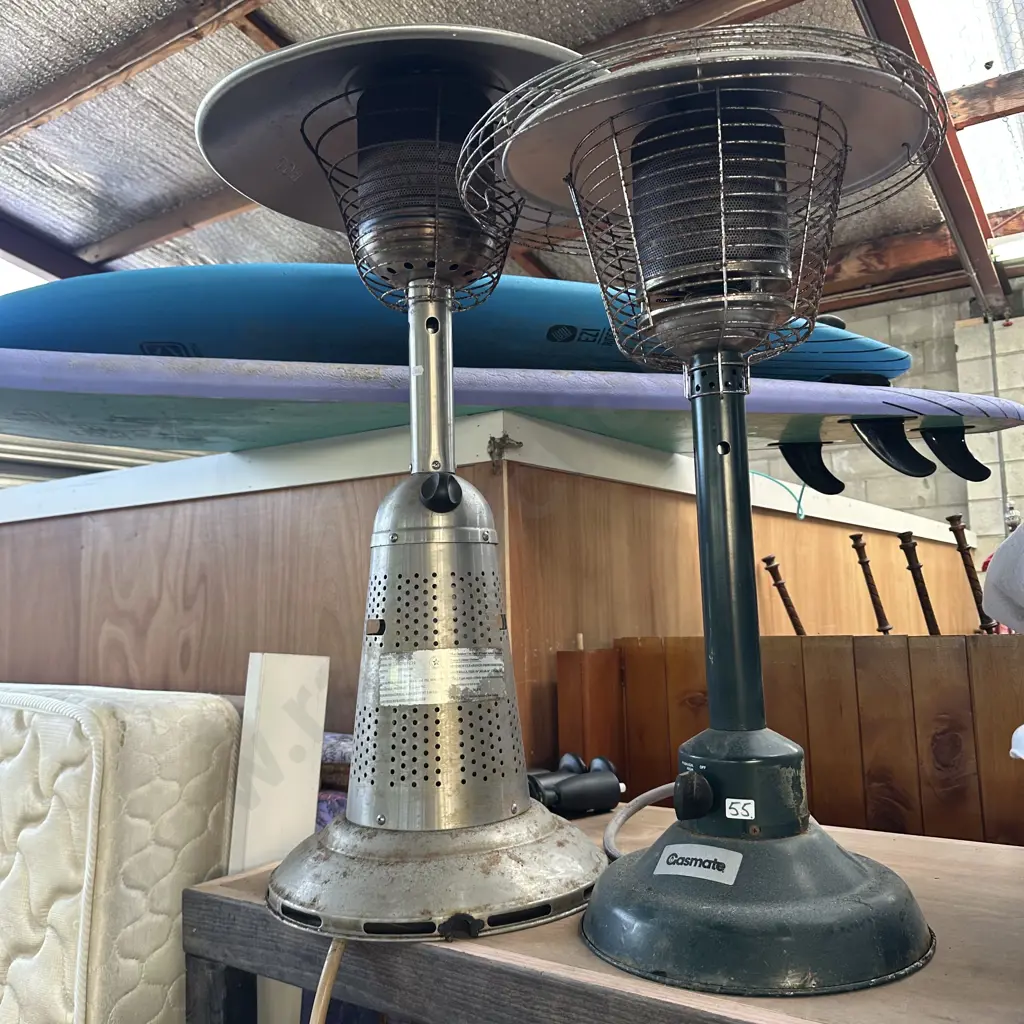 2 patio table gas heaters Image 1++