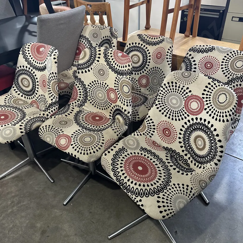 Set 6 retro design chairs Image 1++