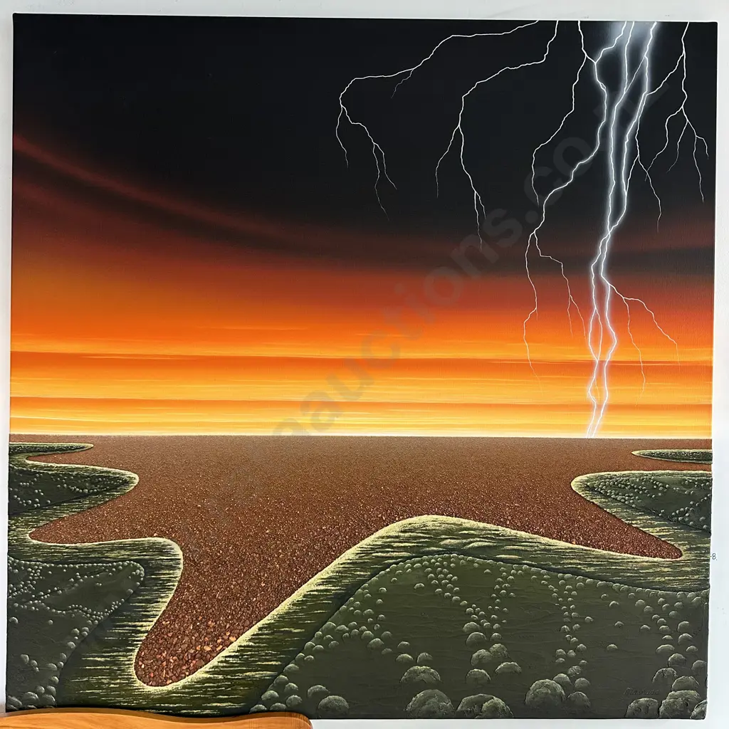 END OF THE LONG HEAT by Jochen Schmidt 111cm x 111cm Image 1++