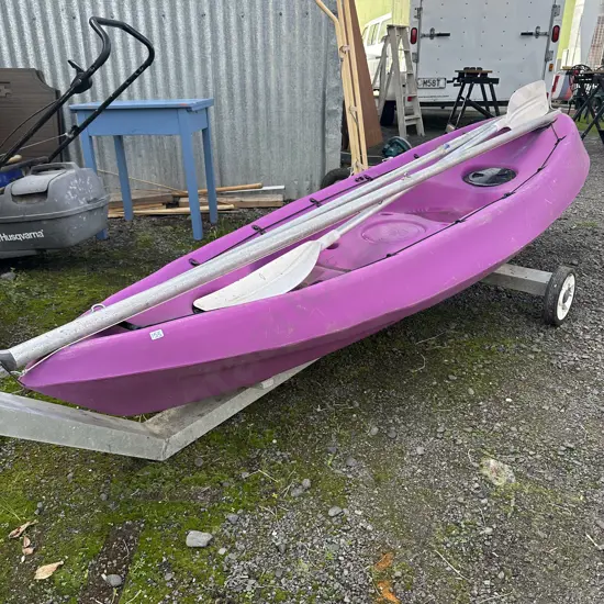 Custom kayak trailer
