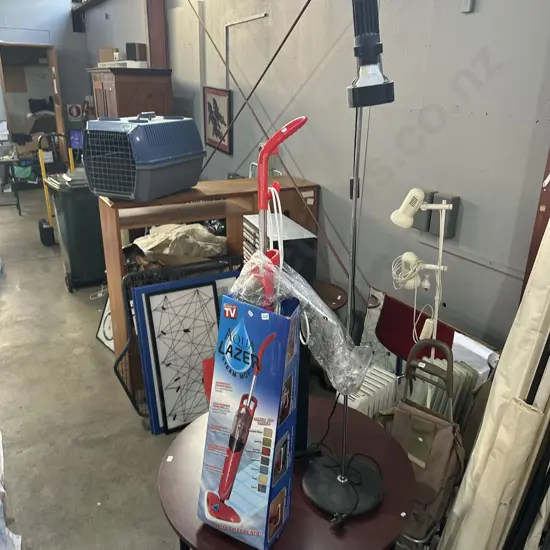 Steam mop and lamp