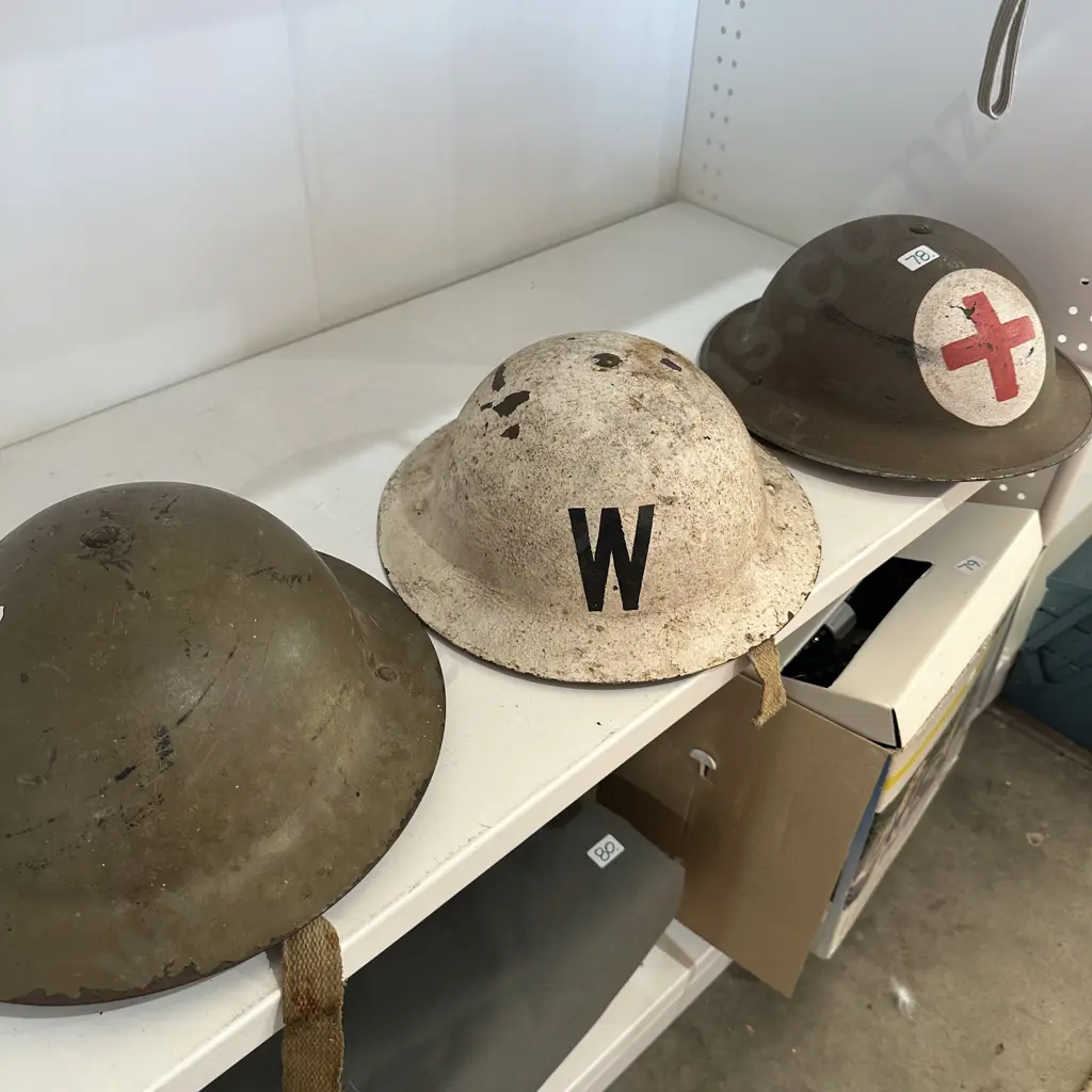 3 Army helmets Image 1++