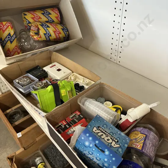 Shelf of hardware