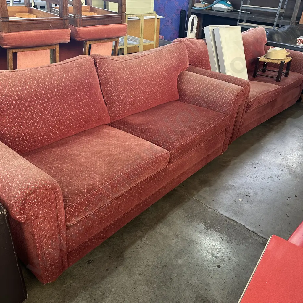 Pr of 3 seater sofas Image 1++