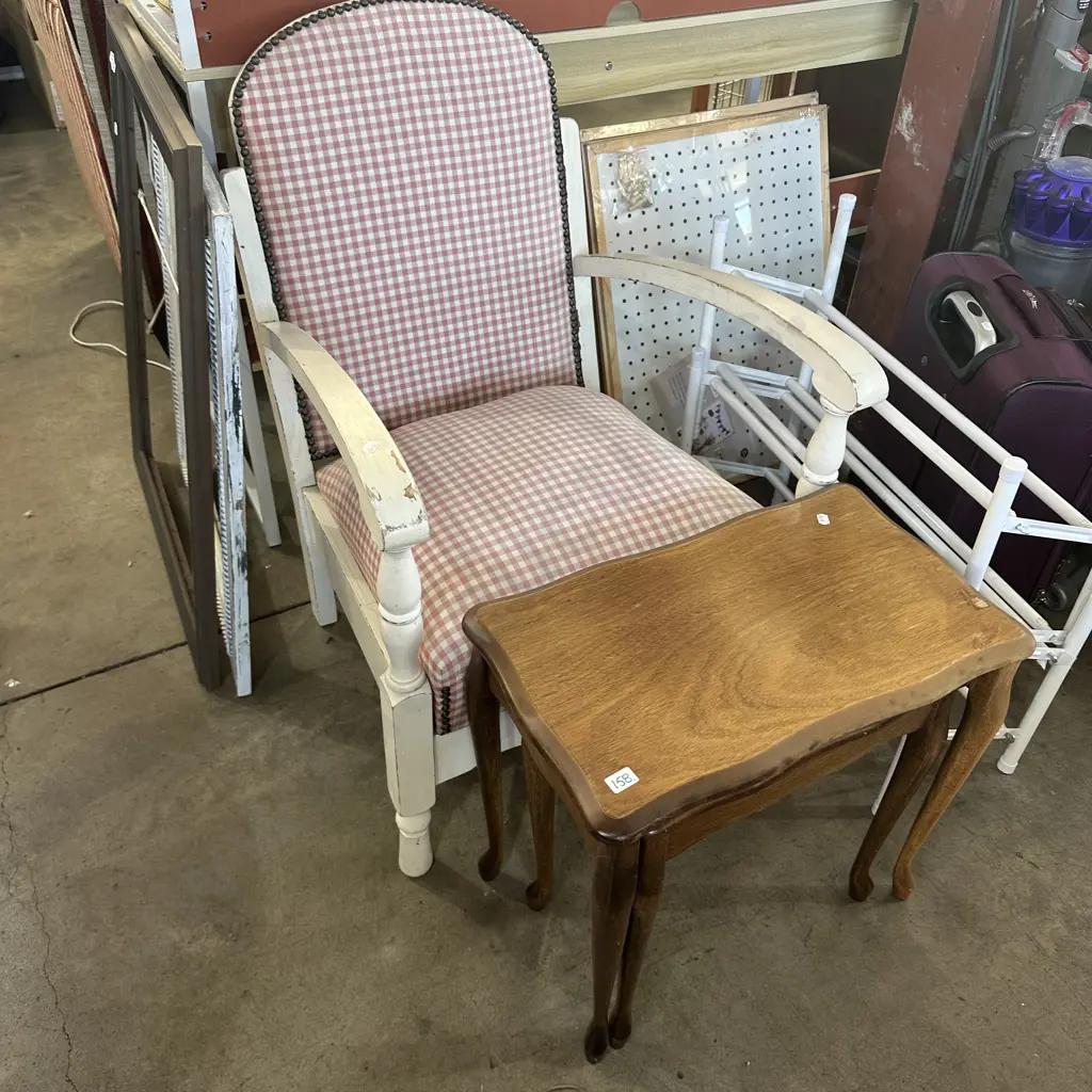 Bedroom chair and nest of tables Image 1++