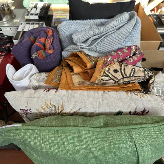 Throws and cushions