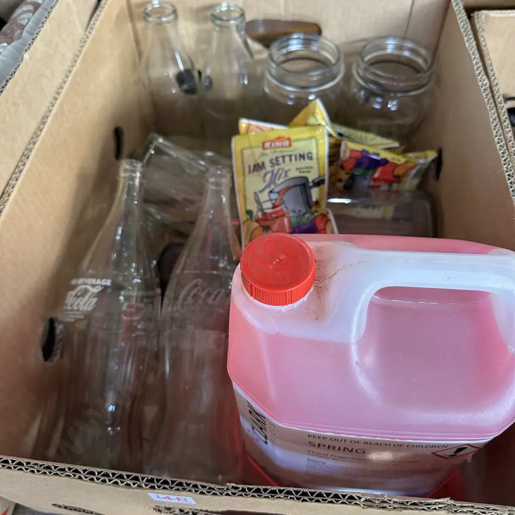 Disinfectant, jars and bottles etc Image 1++