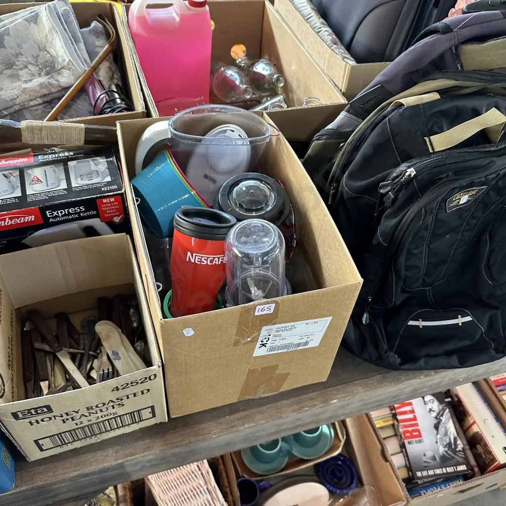 Camelbak, box lots, wood stick etc Image 1++