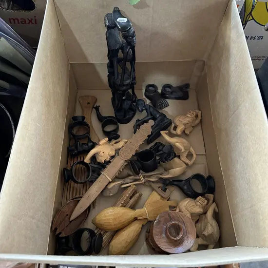 Wooden carved items