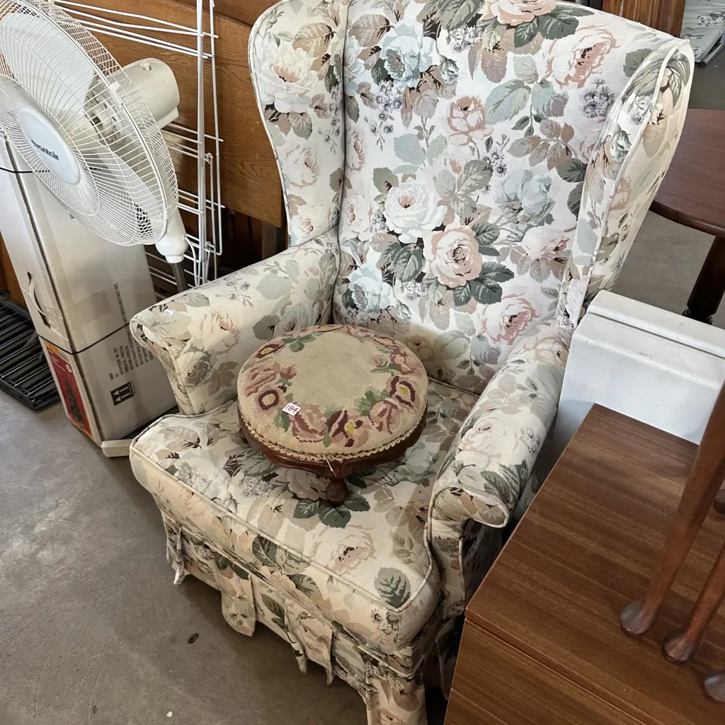 Lounge chair and foot rest Image 1++