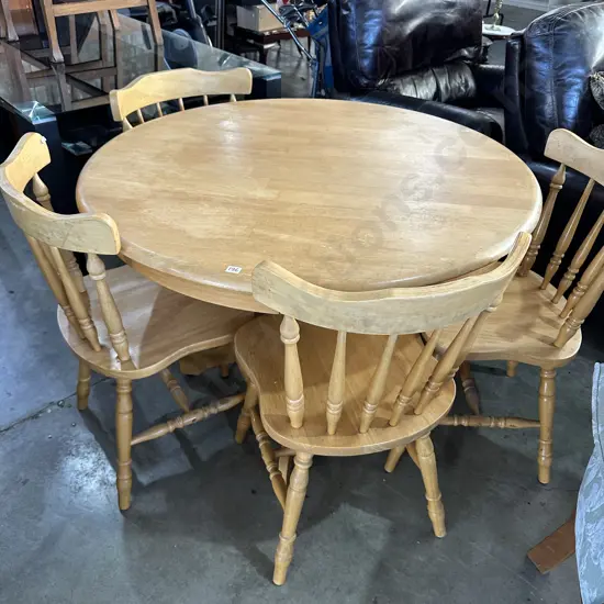 Table and 4 chairs