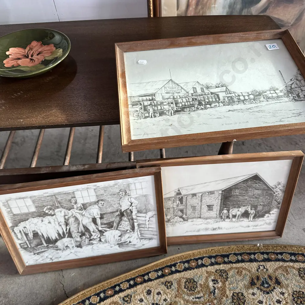 3 x Margaret Henderson "W Tucker Ltd" pictures Image 1++