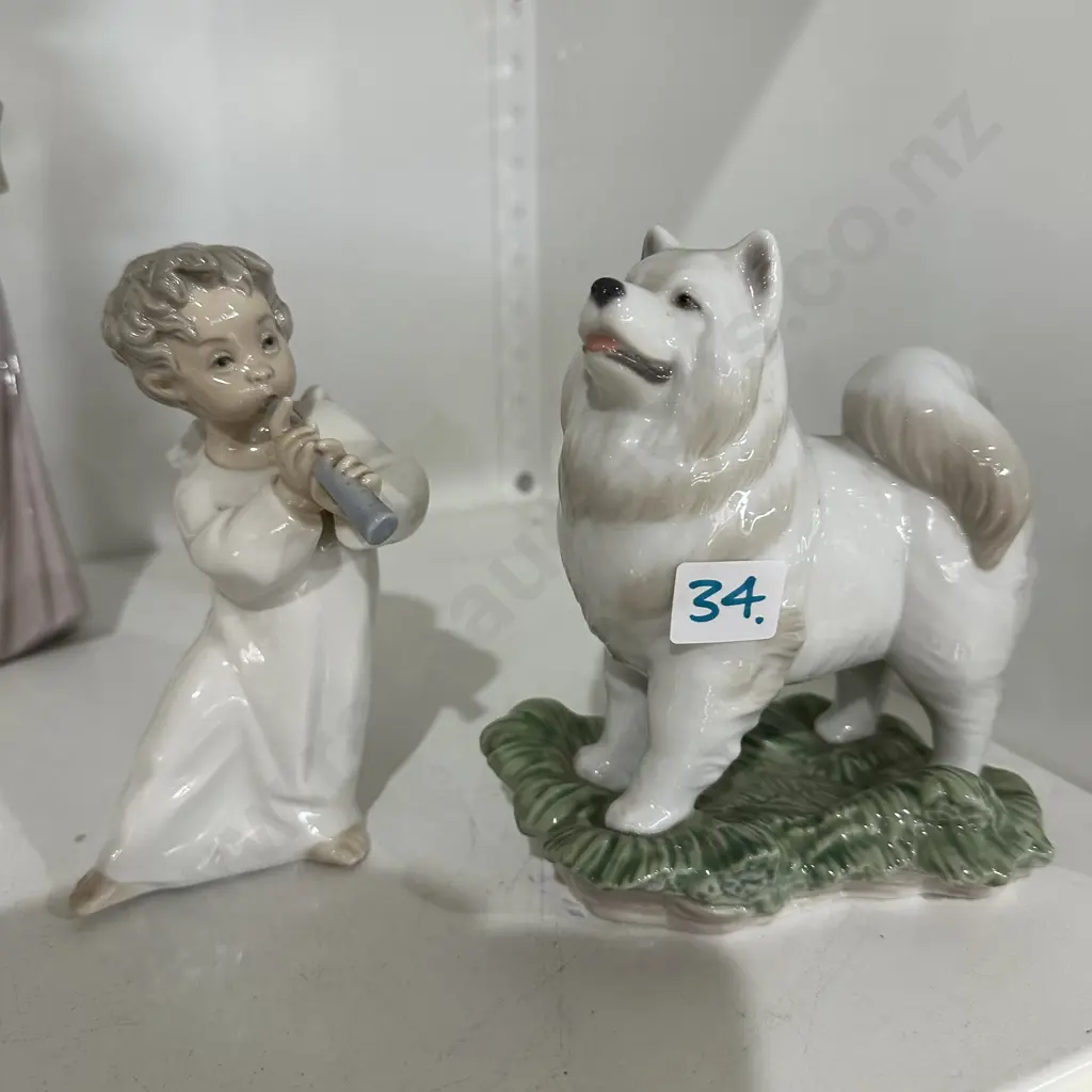 Lladro Chureb and Husky Image 1++