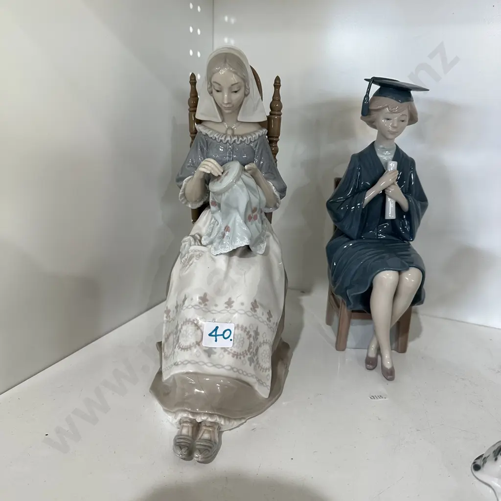 2 large Lladro figures Image 1++
