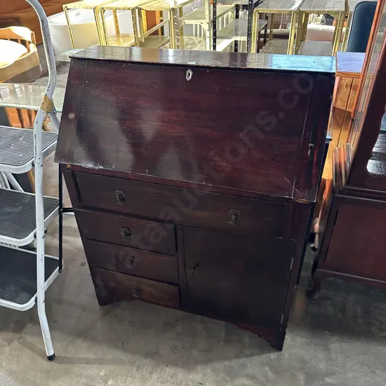 Drop front desk