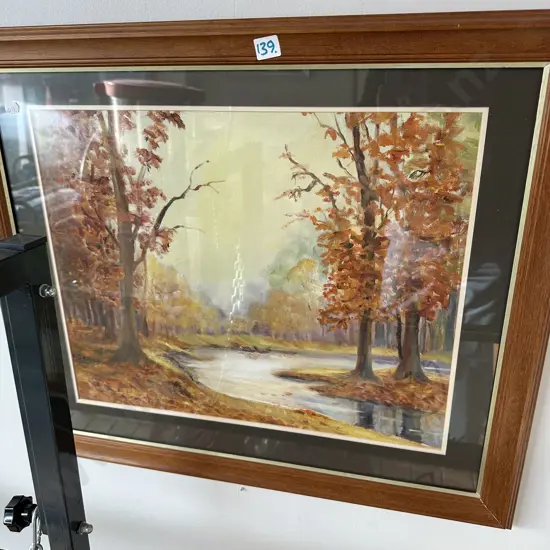 Signed oil painting