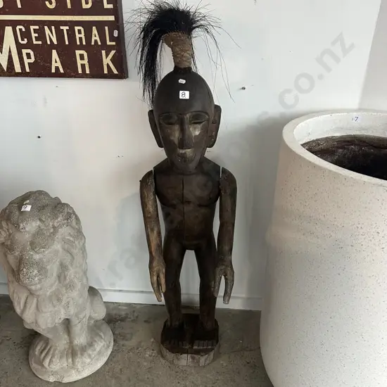 Wooden statue