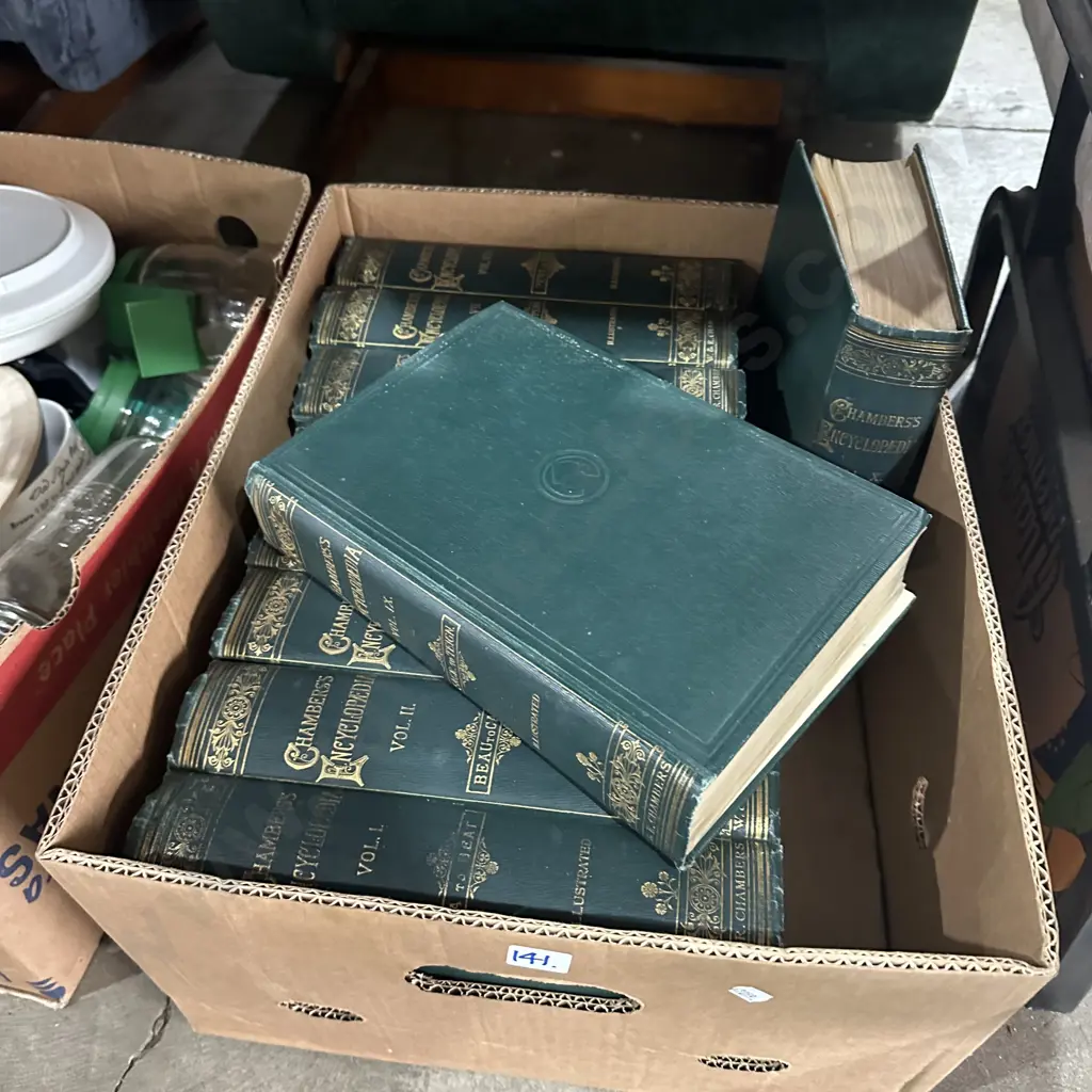 Chambers encyclopedia set Image 1++
