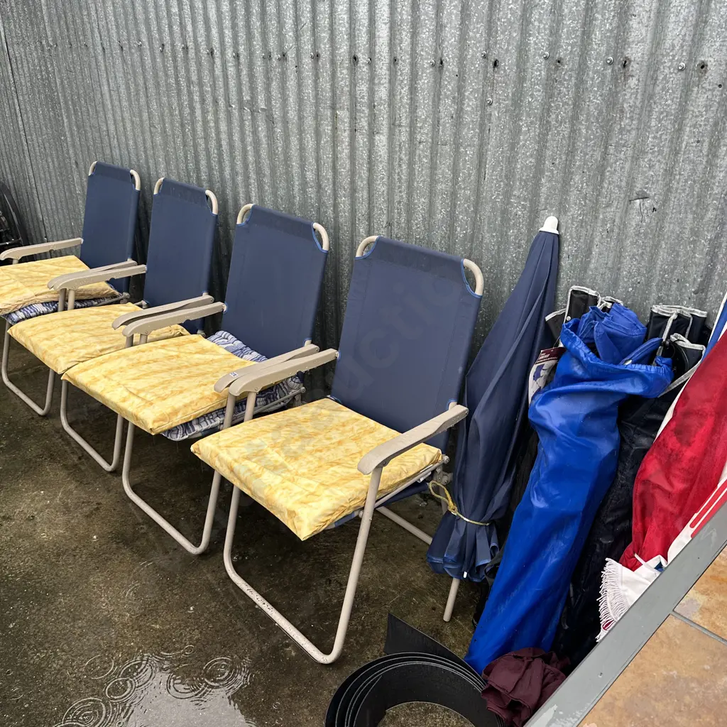 deck and camping chairs Image 1++