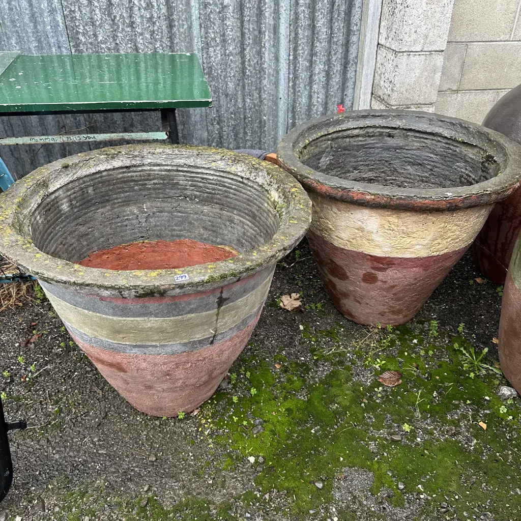 2 hand thrown pots Image 1++