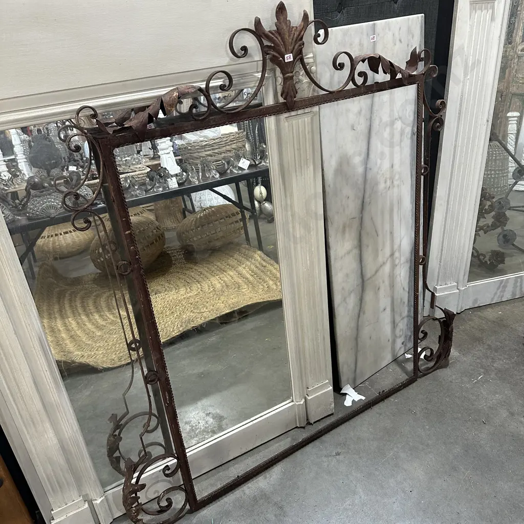 Metal mirror frame Image 1++