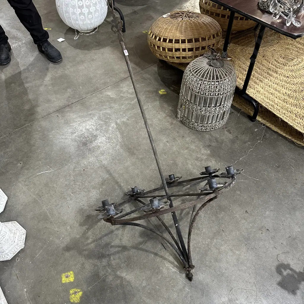 Steel chandelier Image 1++