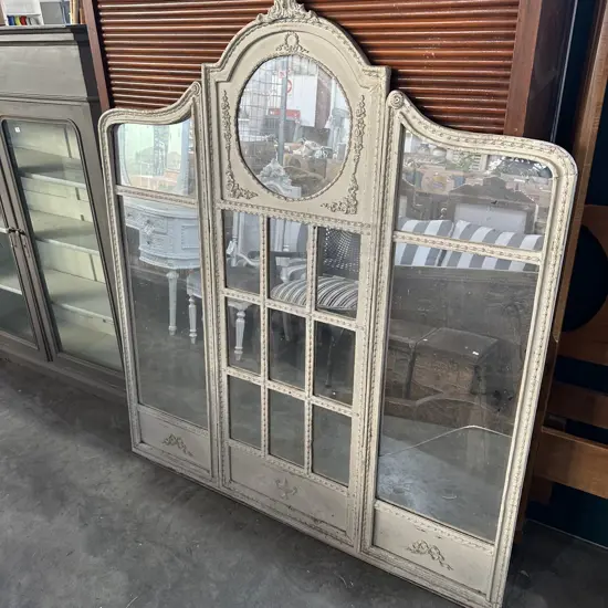 Panelled mirror
