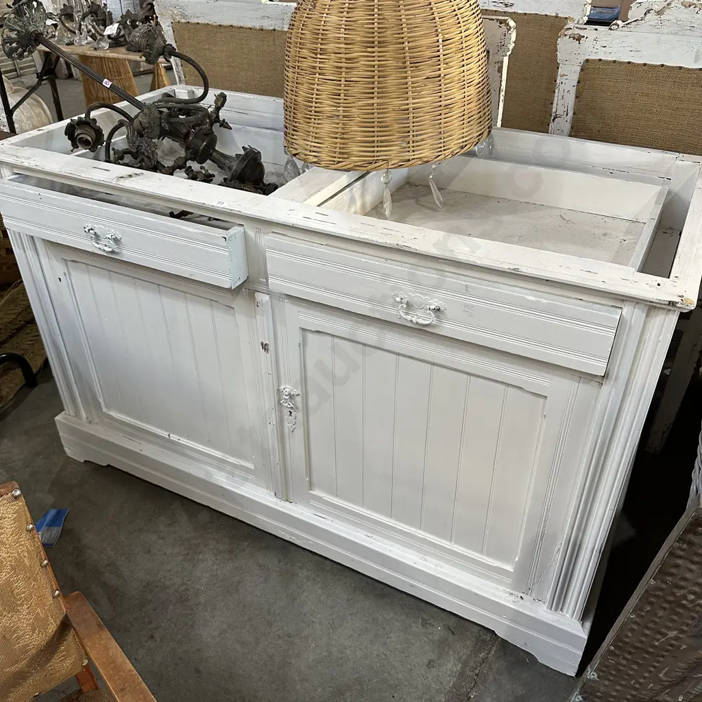 Cabinet (marble top not onsite yet but similar to lot 68) Image 1++