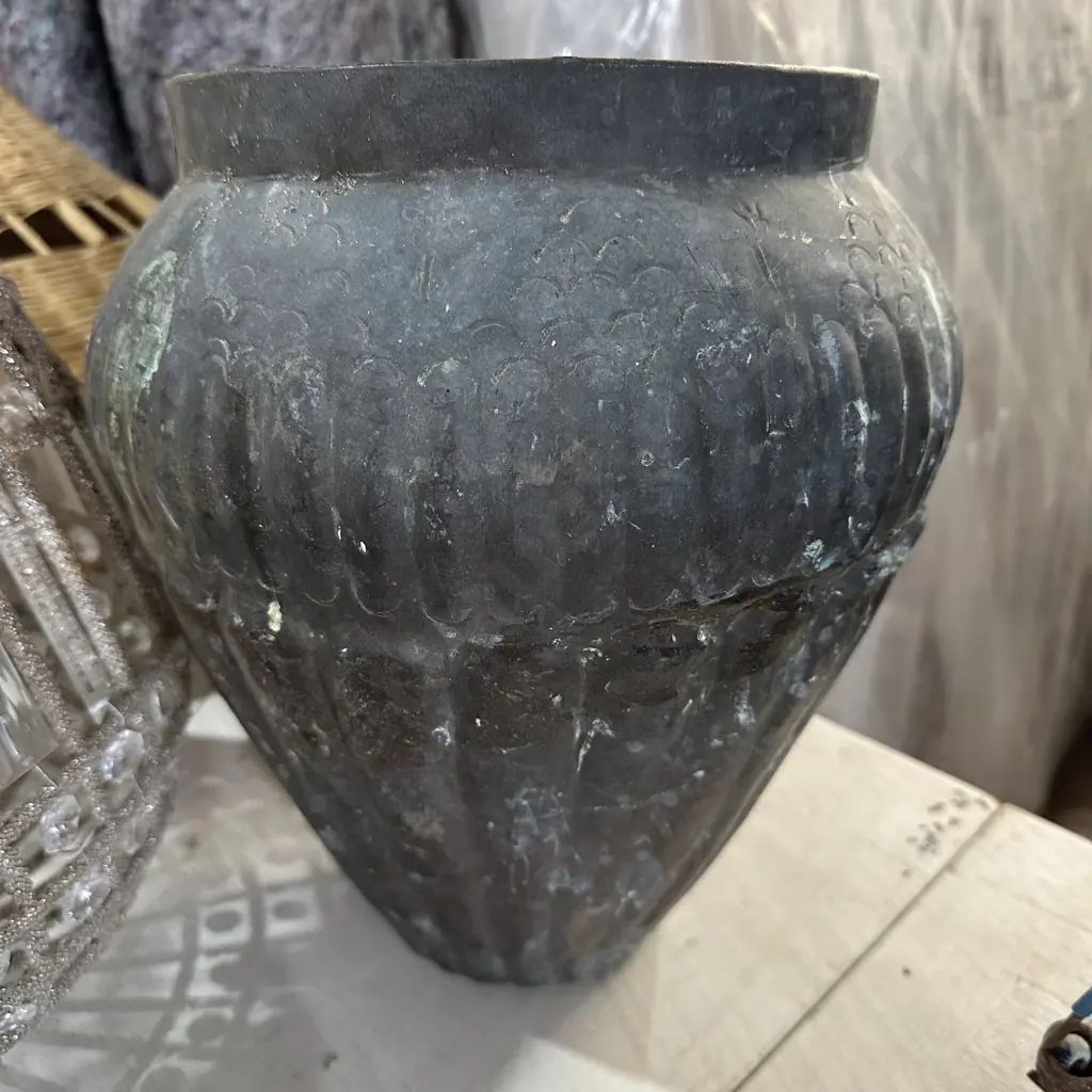 Large Brass  pot Image 1++