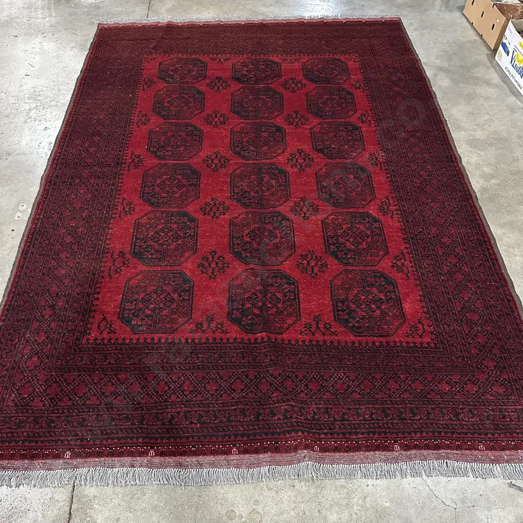 Large Elephant foot Persian rug - as new (more rugs near end of auction) Image 1++