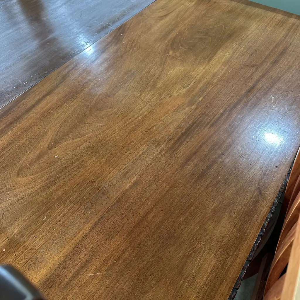 Scottish 10 seater crank handle Elm dining table Image 1++