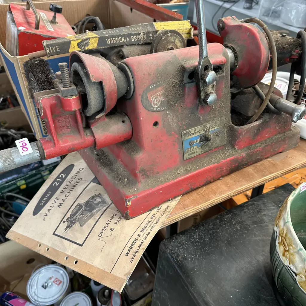 Valve refacing machine Image 1++