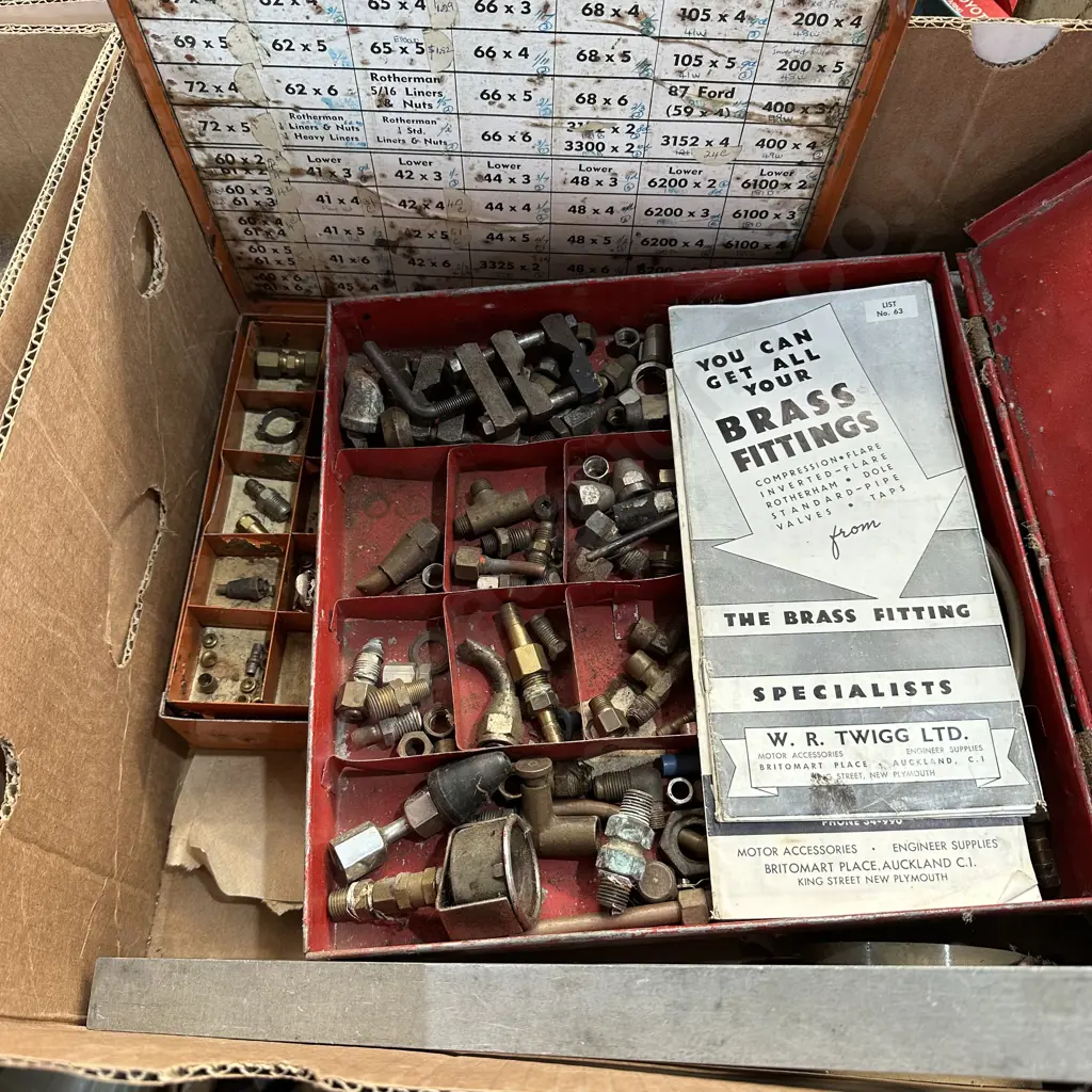 2 tins Brass fittings Image 1++