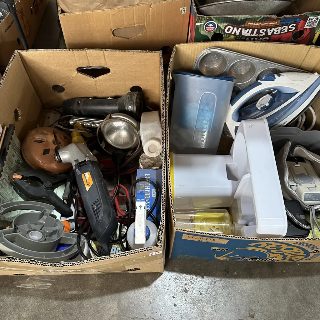 Renovator tool, clamps, hardware etc x 2 box Image 1++