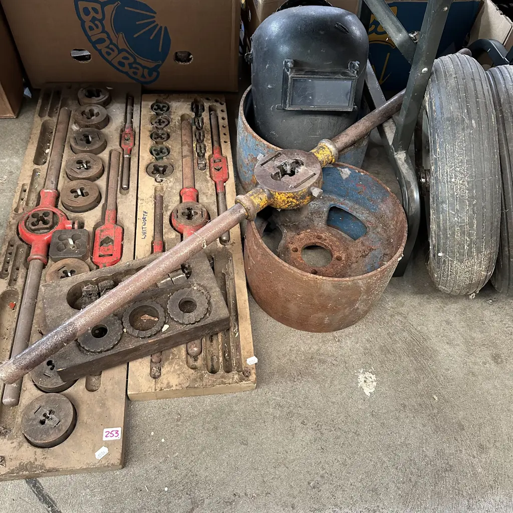Tap dies, wheels, socket set etc Image 1++