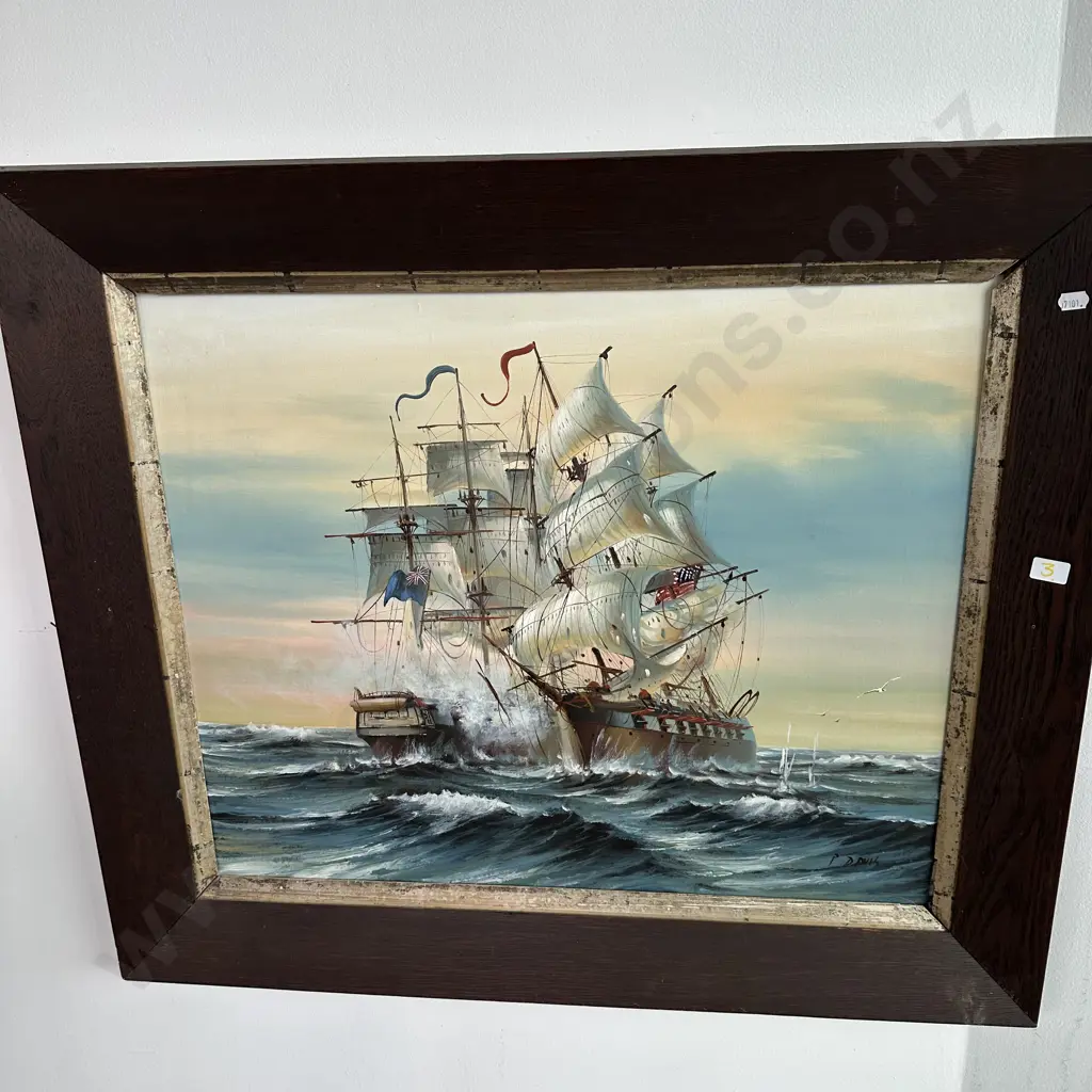 Oak framed Oil painting Image 1++