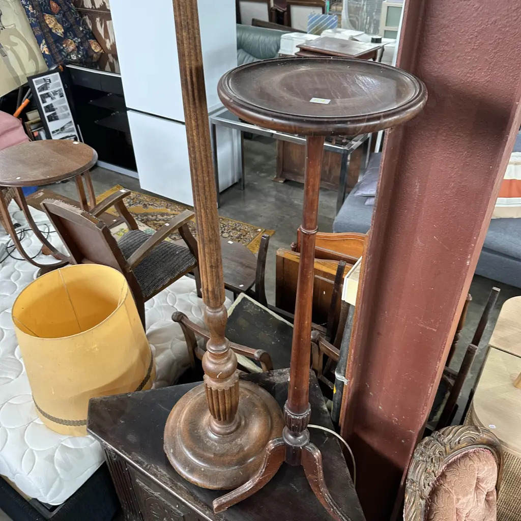 Lamp (as is) plus Plant stand Image 1++