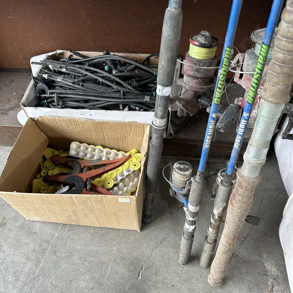 Taggers, irrigation, rods Image 1++