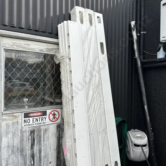 Plastic fence parts