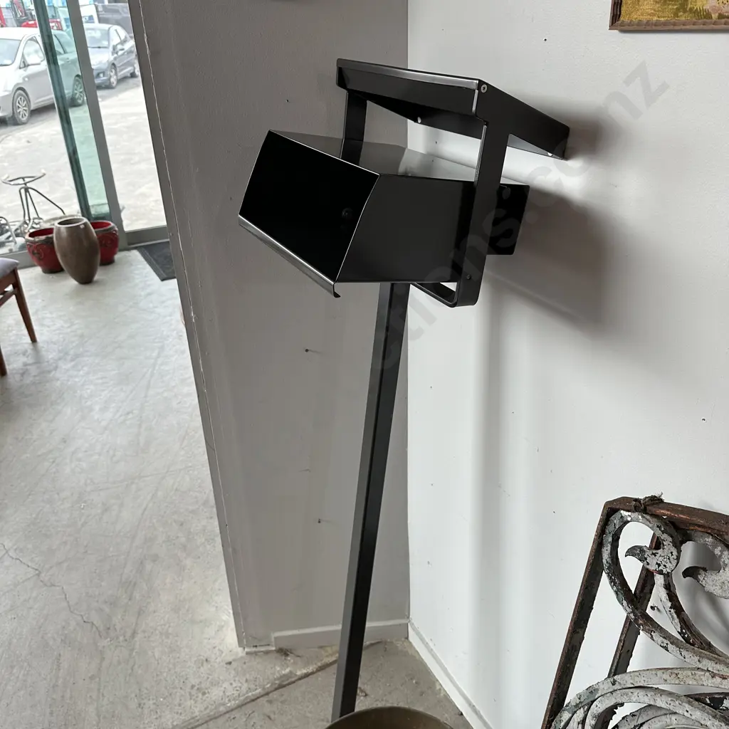 New metal letter box on post Image 1++