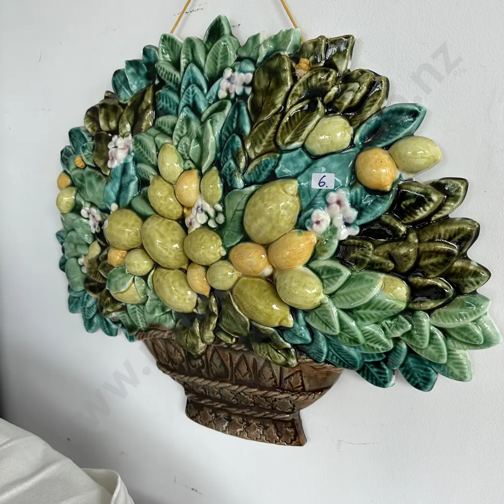 Italian ceramic fruit bowl hanging Image 1++