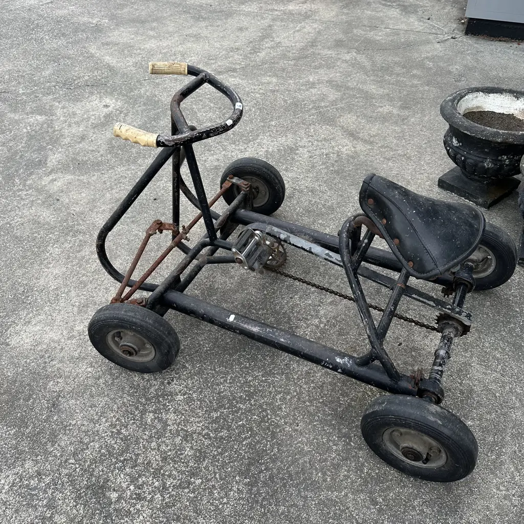Home made pedal go cart Image 1++