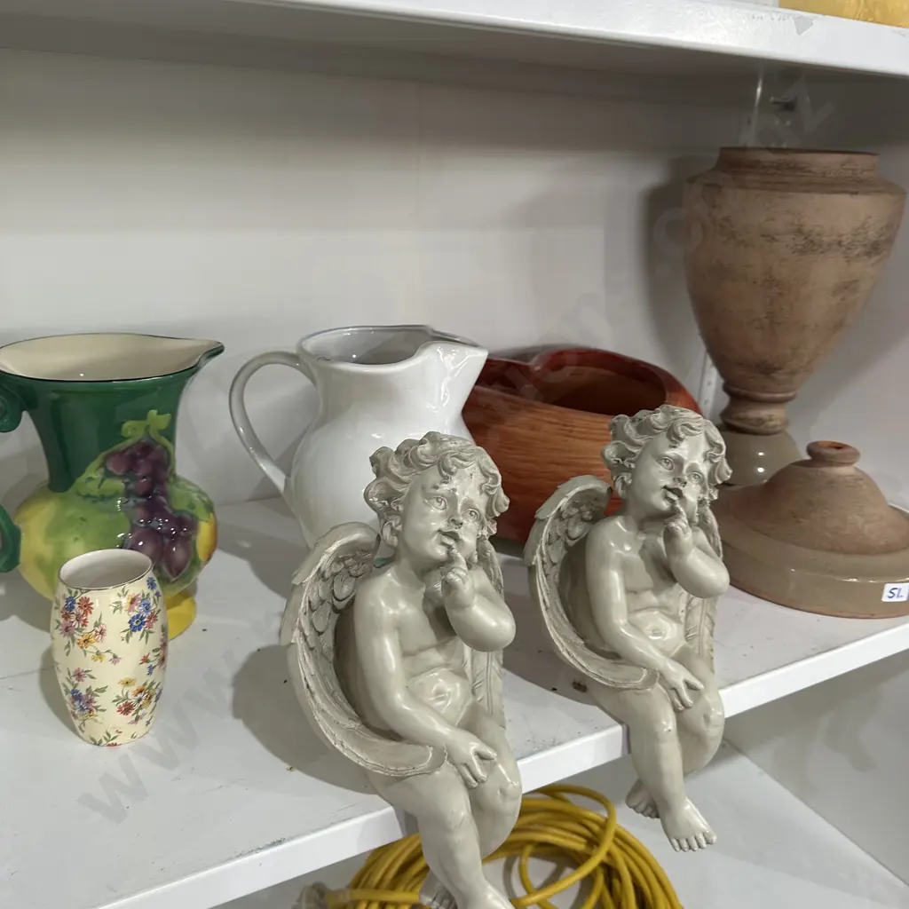 Shelf lot including Cupids Image 1++